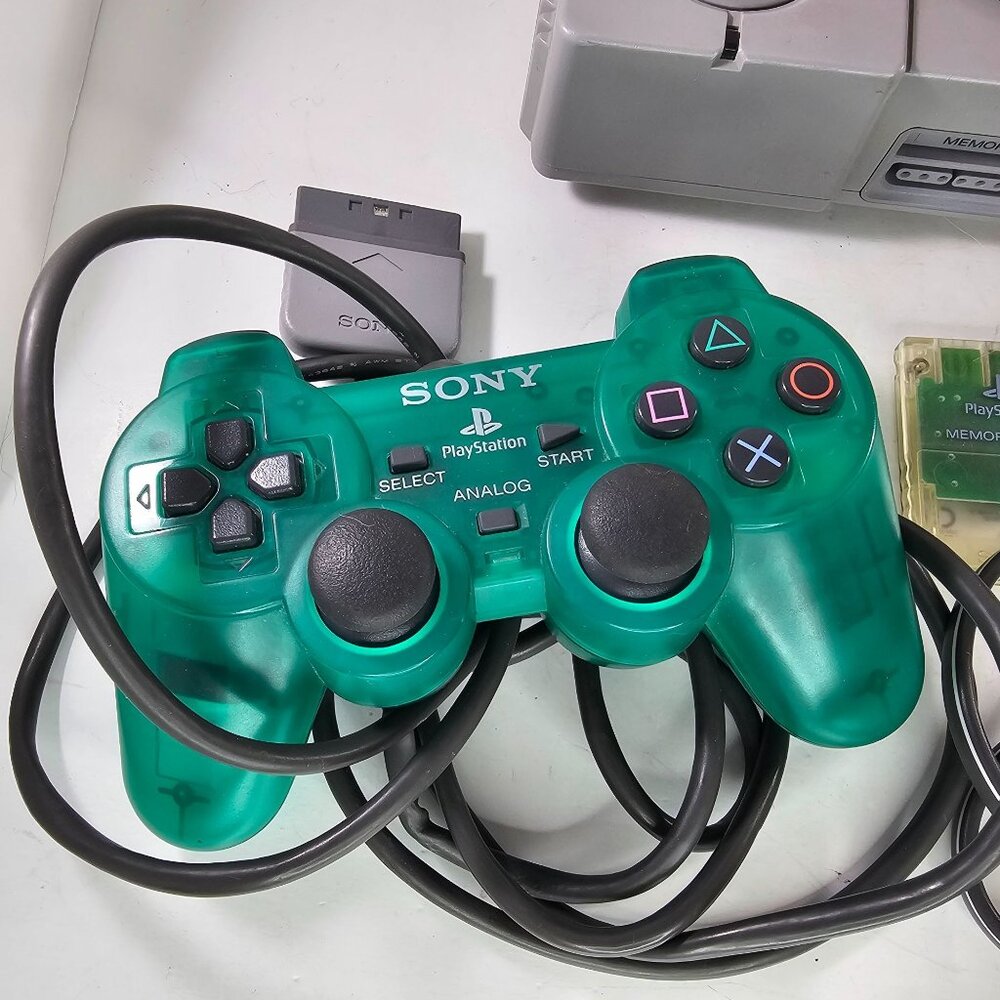 Sony PlayStation SCPH-9001 Console With Controller Memory Card Cables PS1 - Picture 4 of 11
